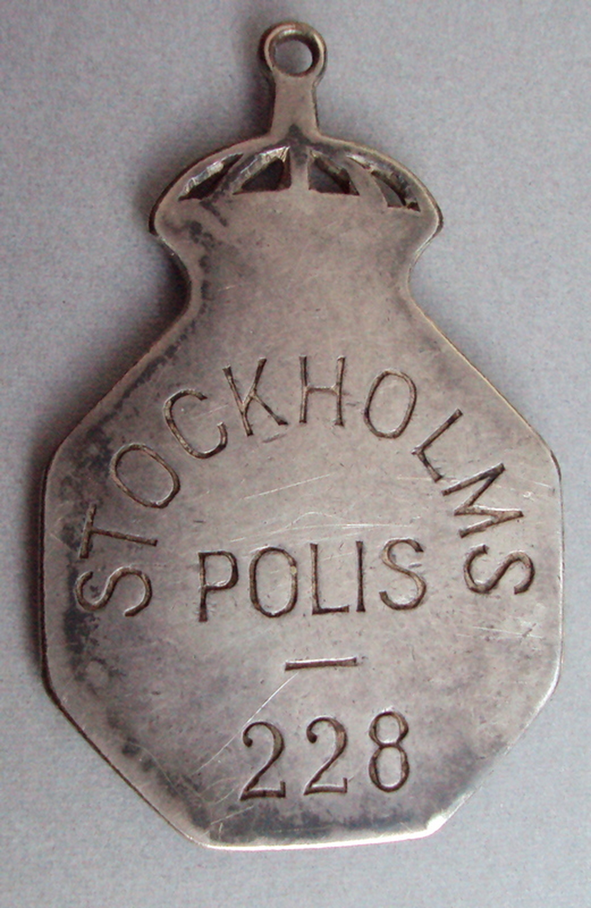 Early Swedish Police Badge pre 1926