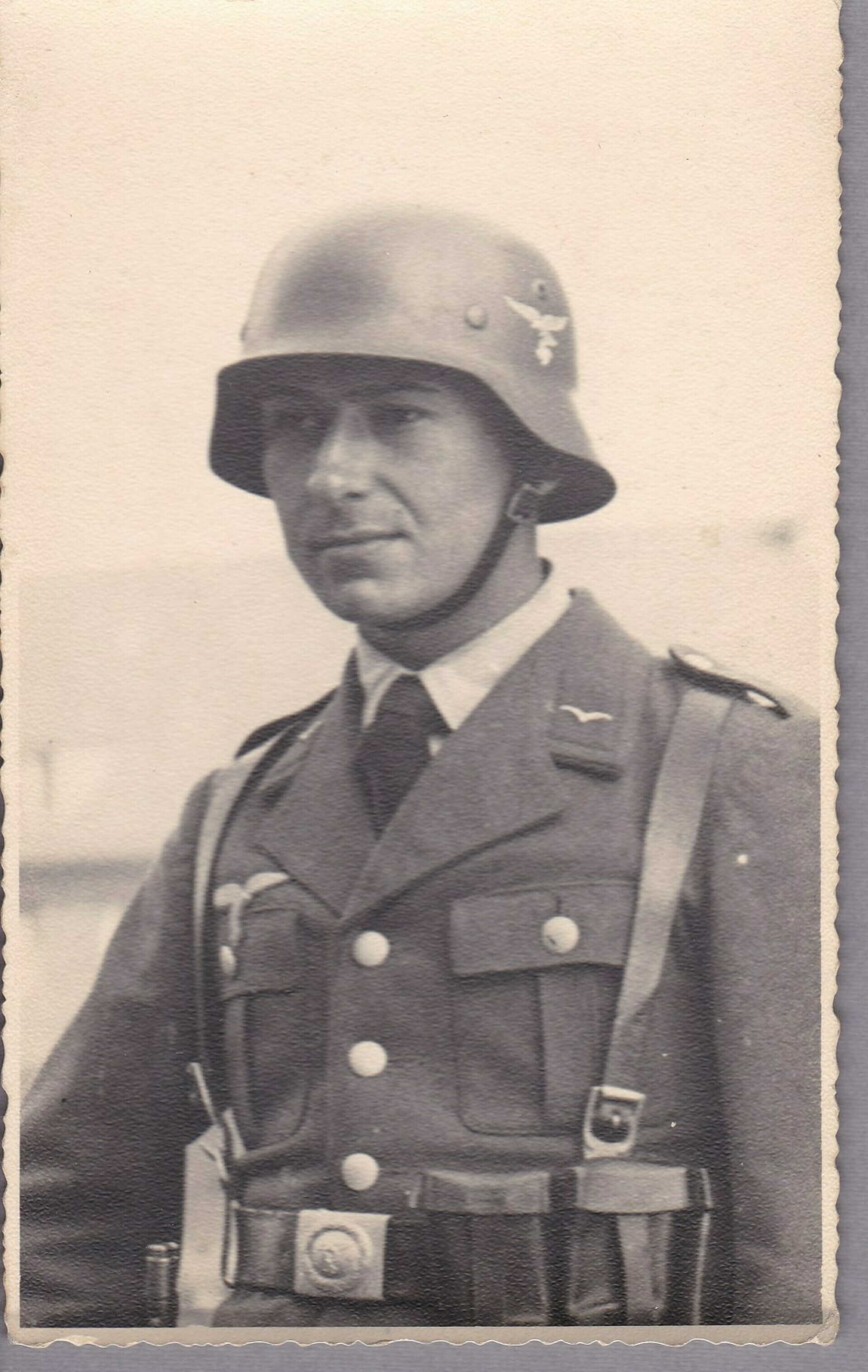 Luftwaffe Portait Photo Steel helmet