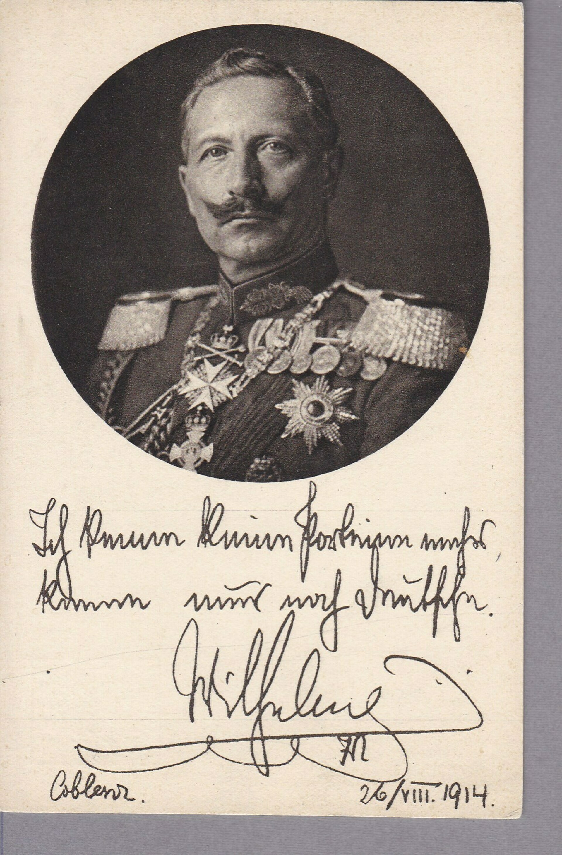 Kaiser Wilhelm Red Cross Postcard