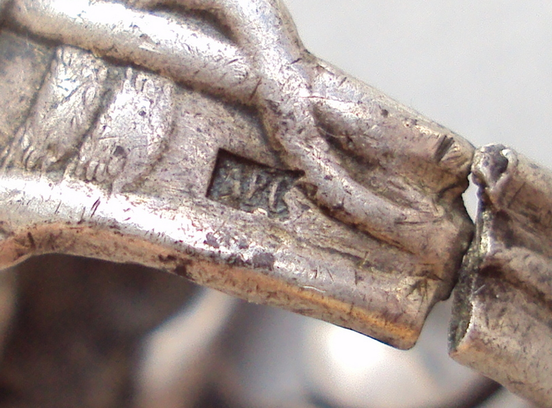 Imperial Russian Skull Silver Ring