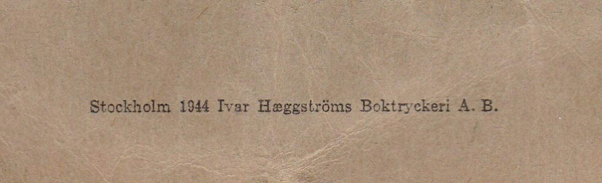 Swedish Uniform Regulations  Booklet WW 2